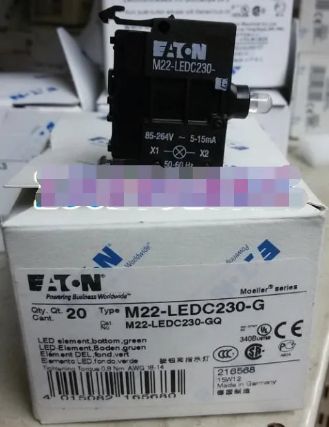 1PC NEW EATON MOELLER M22-LEDC230-G free shipping