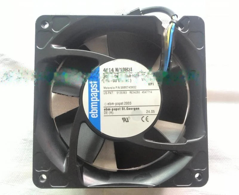 1pc new fan 4114N/19H3I 26V 18W ebmpapst 120*120*38 freeship
