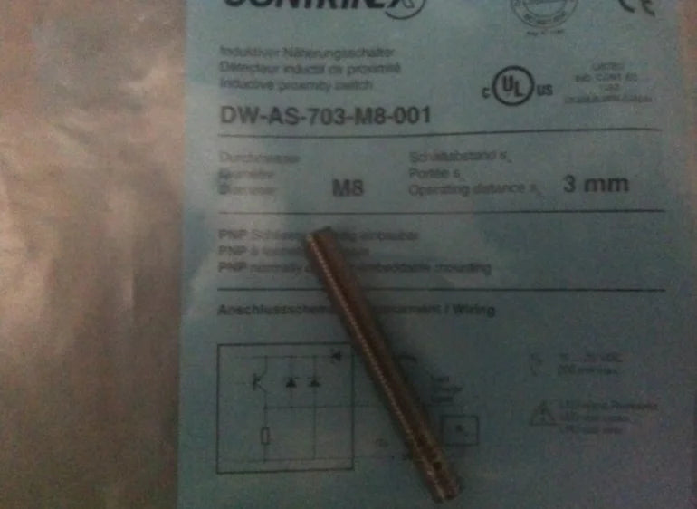 DW-AS-703-M8-001 1pcs New Contrinex Proximity switch free shipping