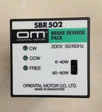 New ORIENTAL MOTOR SBR502 governor free shipping