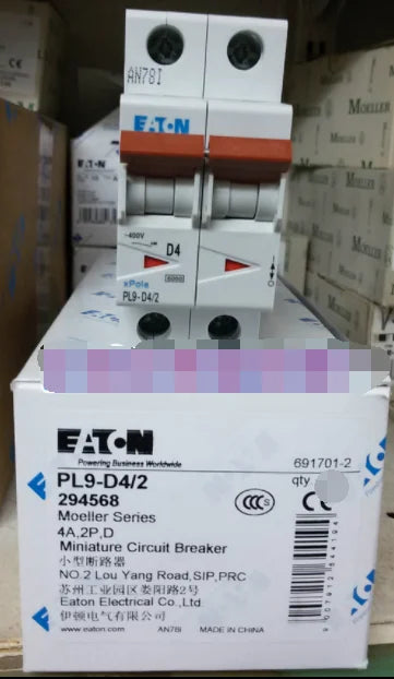 1PC  NEW   EATON  MOELLER   PL9-D4/2   free shipping