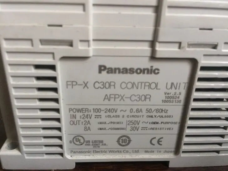 AFPX-C30R AFPXC30R relay output Panasonic PLC Used