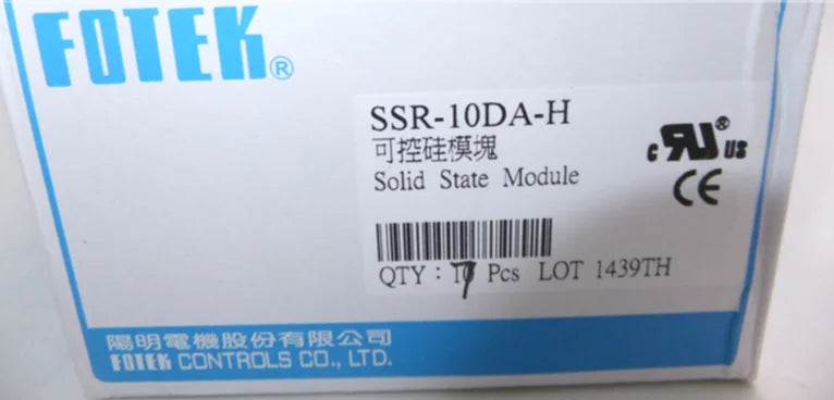 SSR-10DA-H SSR10DAH NEW Fotek Soild State Relay free ship