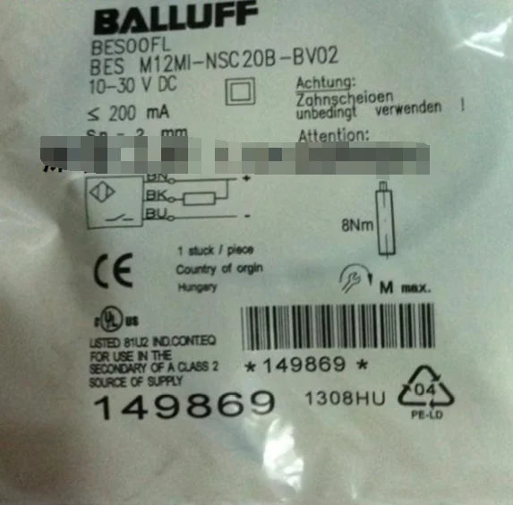 BES M12MI-NSC20B-BV02 1PC NEW BALLUFF Sensor free ship