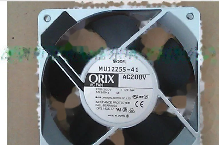 1pc new fan MU1225S-41 ORIX AC200V 11/9.5W 120*120*25 freeship