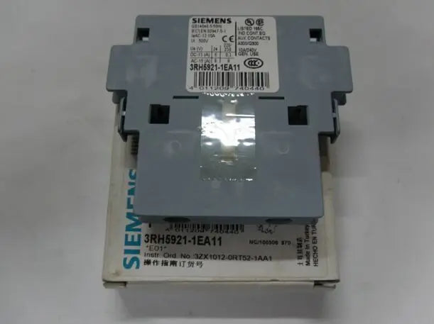 3RH5921-1EA11 3RH59 21-1EA11 New Siemens contactor auxiliary contacts free ship