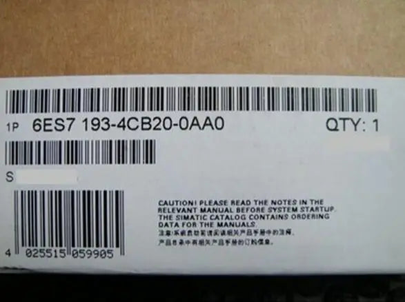 1PC 6ES7193-4CB20-0AA0 6ES7 193-4CB20-0AA0 NEW Siemens Terminal Module free ship