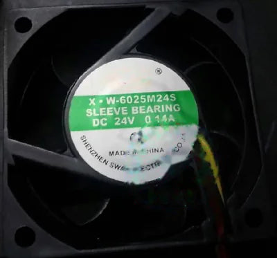 1pc fan new X.W-6025M24S DC24V 0.14A C6025M24BPLB-2A-7