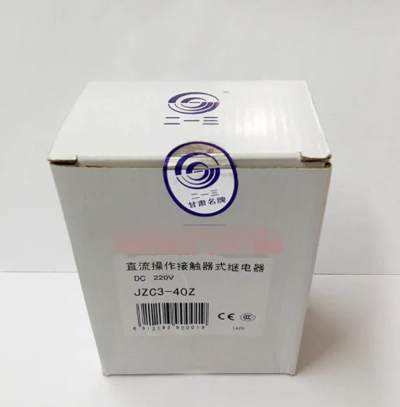 1PC  NEW   Tianshui 213   JZC3-40Z   DC220V   free  shipping