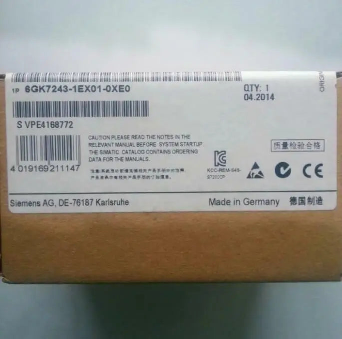 6GK7243-1EX01-0XE0 6GK7 243-1EX01-0XE0 Siemens NEW