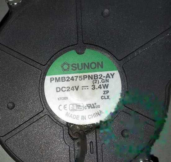 1pc new fan PMB2475PNB2-AY DC24V 3.4W 2 SUNON 75*30 freeship