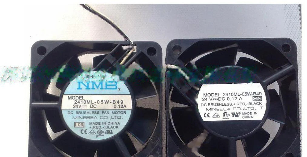1pc new fan 2410ML-05W-B49 24V 0.12A NMB 60*60*25 freeship