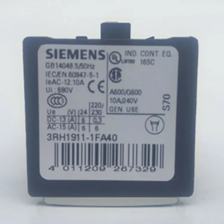 New Siemens 3RH1911-1FA40 free shipping