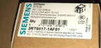 1pc      Siemens   3RT6017-1AF01  12A  110V   Ac contactor  free shipping