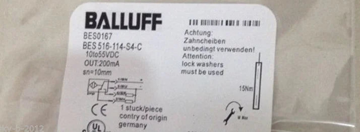 BES 516-114-S4-C NEW BALLUFF Proximity Switch free shipping