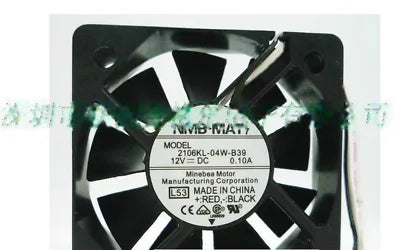 1pc fan new 2106KL-04W-B39 12VDC 0.10A NMB 505015 L51