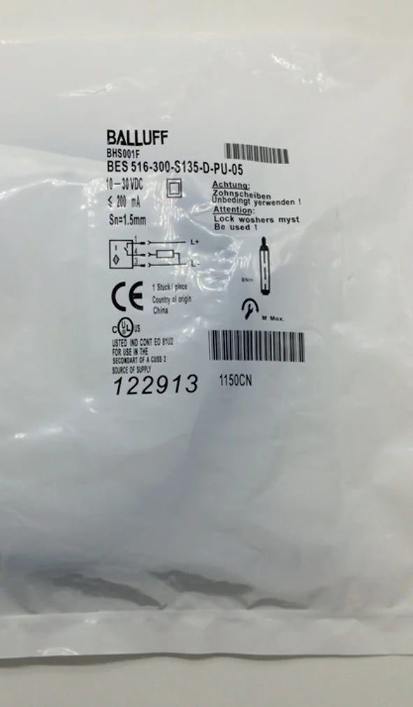 BES 516-300-S135-D-PU-05 BES 516300S135DPU05 BALLUFF 1PC New