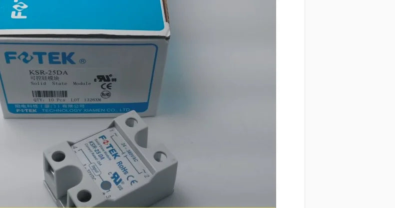 1pc FOTEK KSR-25DA Solid state relay free shipping
