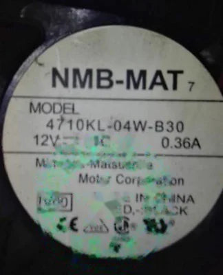 1pc fan new 4710KL-04W-B30 12VDC 0.36A NMB 12012025