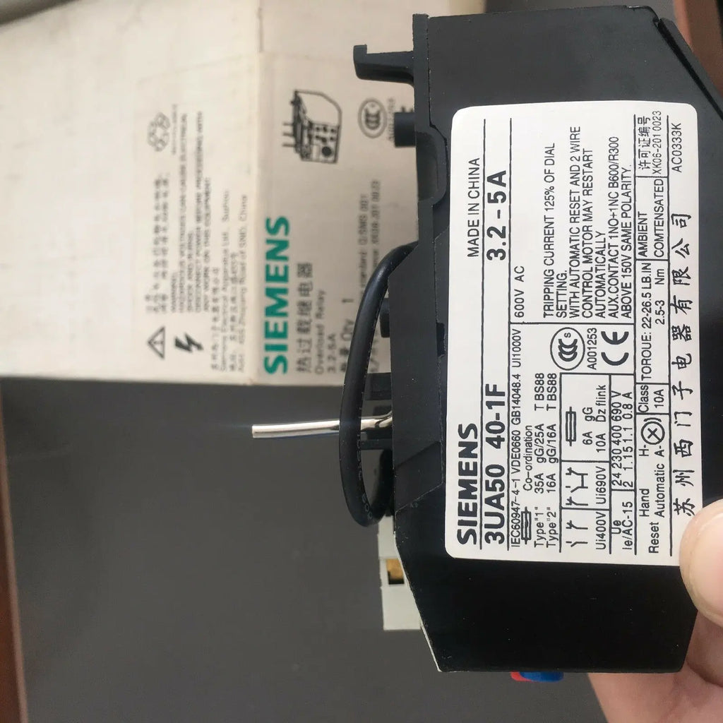 1pc      Siemens  3UA5040-1F  3.2-5A  3UA50 40-1F  Thermal relay  free shipping
