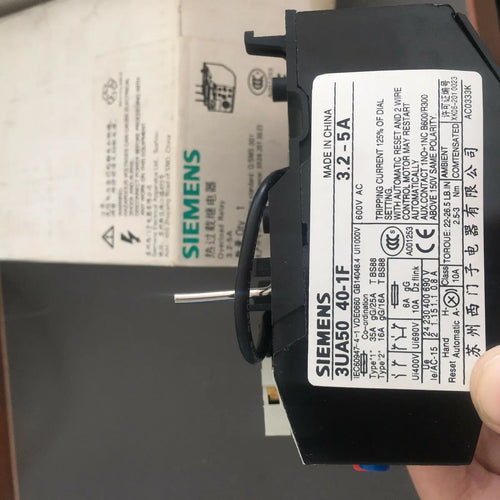 1pc      Siemens  3UA5040-1F  3.2-5A  3UA50 40-1F  Thermal relay  free shipping