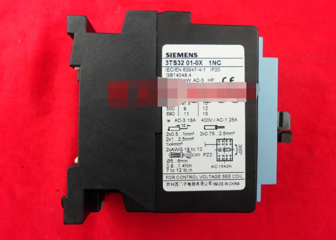 1pc      Siemens  3TS3201-0XM0  3TS3201-0X   Ac contactor   free shipping