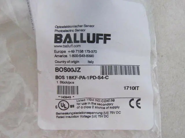 New BALLUFF Proximity switch sensor BOS 18KF-PA-1PD-S4-C free shipping