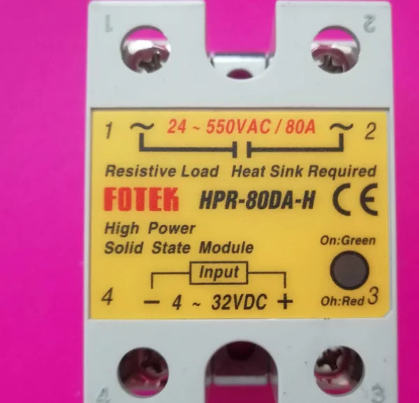 1pc FOTEK HPR-80DA-H Solid state relay free shipping