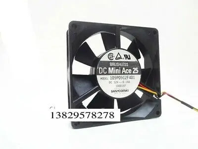 1pc new 9025 12V 0.14A 9CM 9 CPU 109P0912F401