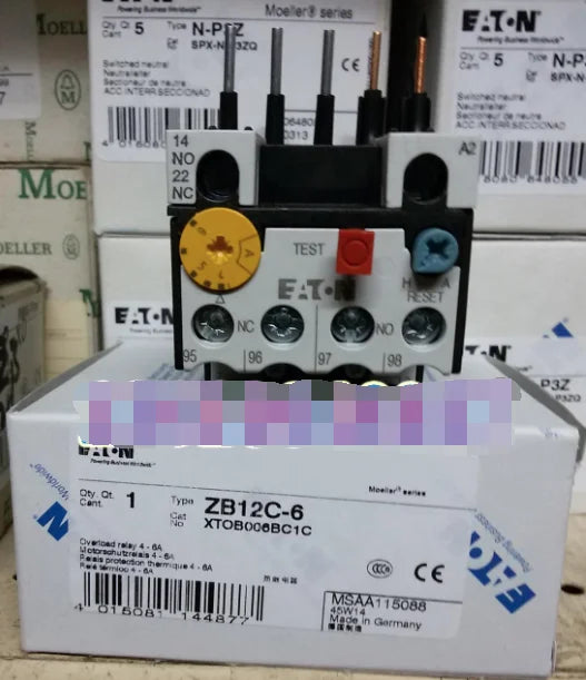 1PC  NEW   EATON  MOELLER  ZB12C-6  4-6A   free shipping