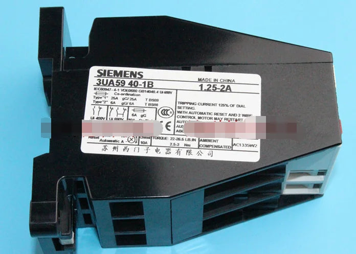 1pc      Siemens    3UA5940-1B   1.25-2A  Thermal  relay  free shipping
