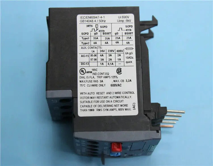 1pc     Siemens   3RU6116-0HB0   0.55-0.8A   Thermal  relay   free shipping