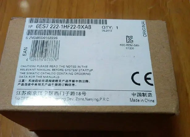 6ES7222-1HF22-0XA8 6ES7 222-1HF22-0XA8 New in Box Siemens module free shipping