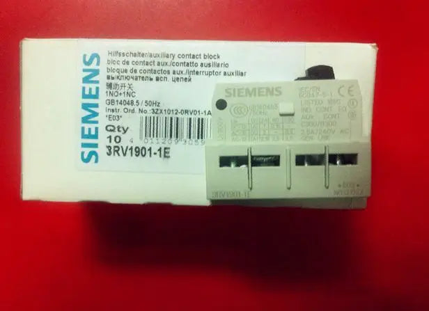 3RV1901-1E 3RV19 01-1E NEW Siemens circuit breaker free shipping