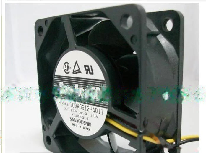 1pc new fan 109R0612H401 DC12V 0.11A SANYO 60*60*25 freeship