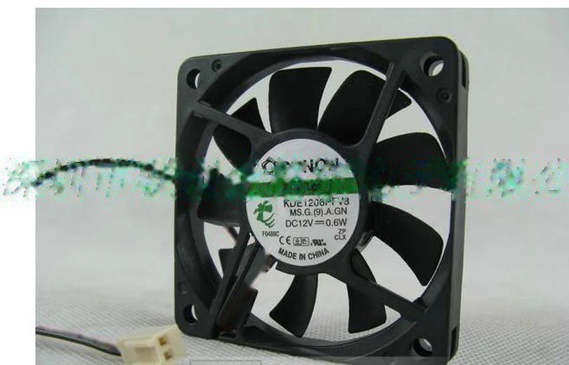 1pc new fan KDE1206PFV3 SUNON DC12V 0.6W 60*60*10 freeship