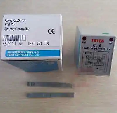 C-6 C6 220V 1PCS NEW Fotek Sensor Controller free shipping