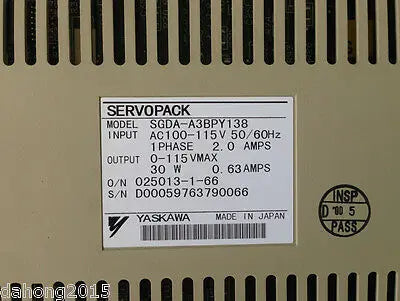 Used Yaskawa SGDA-A3BPY138 Servo Drives Tested