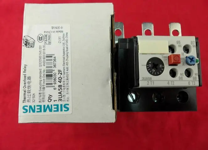3UA5840-2F 3UA58 40-2F 1PC New SIEMENS Thermal Overload Relay 32-50A