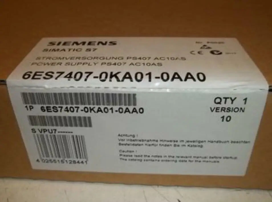 6ES7407-0KA01-0AA0 6ES74070KA010AA0 PLC Siemens NEW
