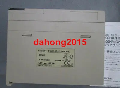 New In Box Omron PLC C200HG-CPU43-E C200HG CPU43E