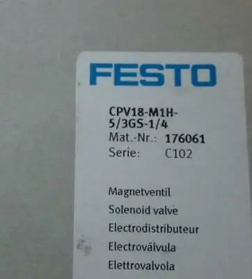 1PC NEW FESTO CPV18-M1H-5/3GS-1/4 (176061)