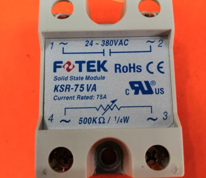 1pc FOTEK KSR-75VA Solid state relay free shipping