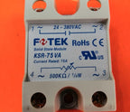 1pc FOTEK KSR-75VA Solid state relay free shipping