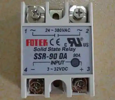 SSR-90DA SSR90DA 3-32VDC 1PCS NEW Fotek Solid State Relay free shipping