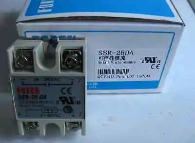 SSR-25DA SSR25DA 25A 380V 1PCS NEW Fotek Soild State Relay free shipping