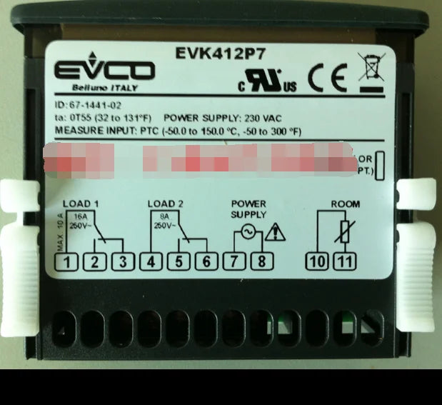 New EVCO EVK412P7 Temperature Controller free shipping