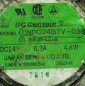 1pc fan new CNDC24B7V-038 CNDC24B7V 24V 0.2A 4.8W SERVO