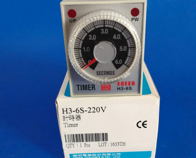 1pc FOTEK H3-6S-220V Time relay free shipping