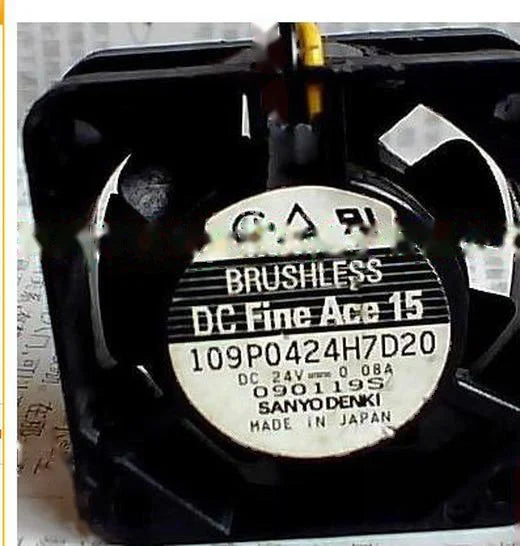 1pc new fan 109P0424H7D20 SANYO 24V 0.08A 40*40*15 freeship